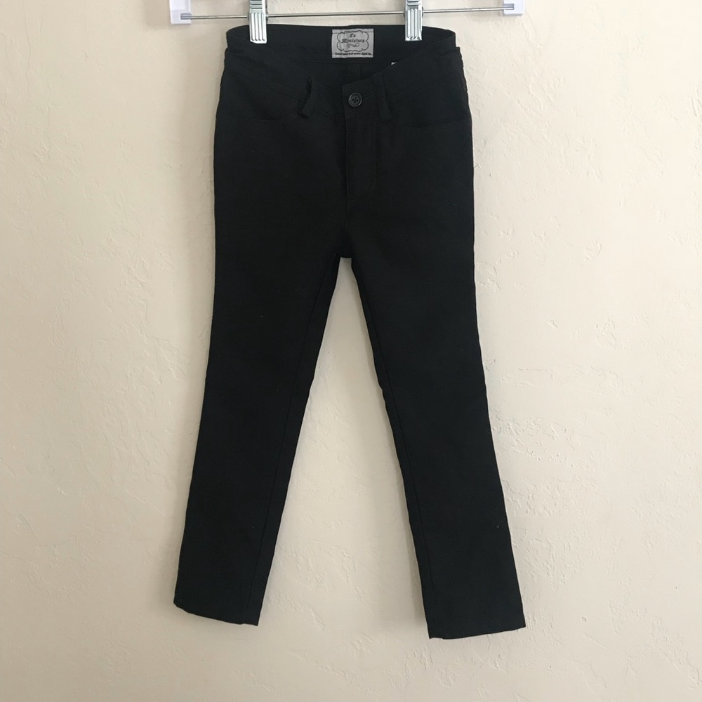 La Miniatura soft wool black dress pant kids